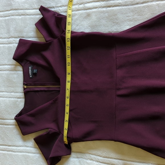 Express cold shoulder midi dress - size 0 - Picture 5 of 11